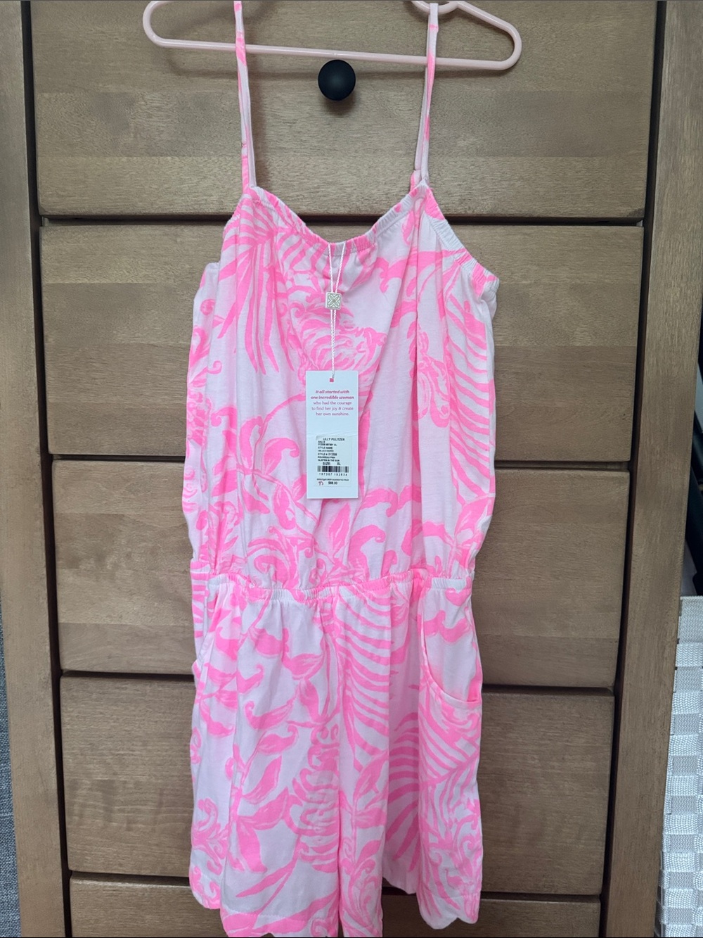 Lilly Pulitzer Girls Romper NWT Size XL